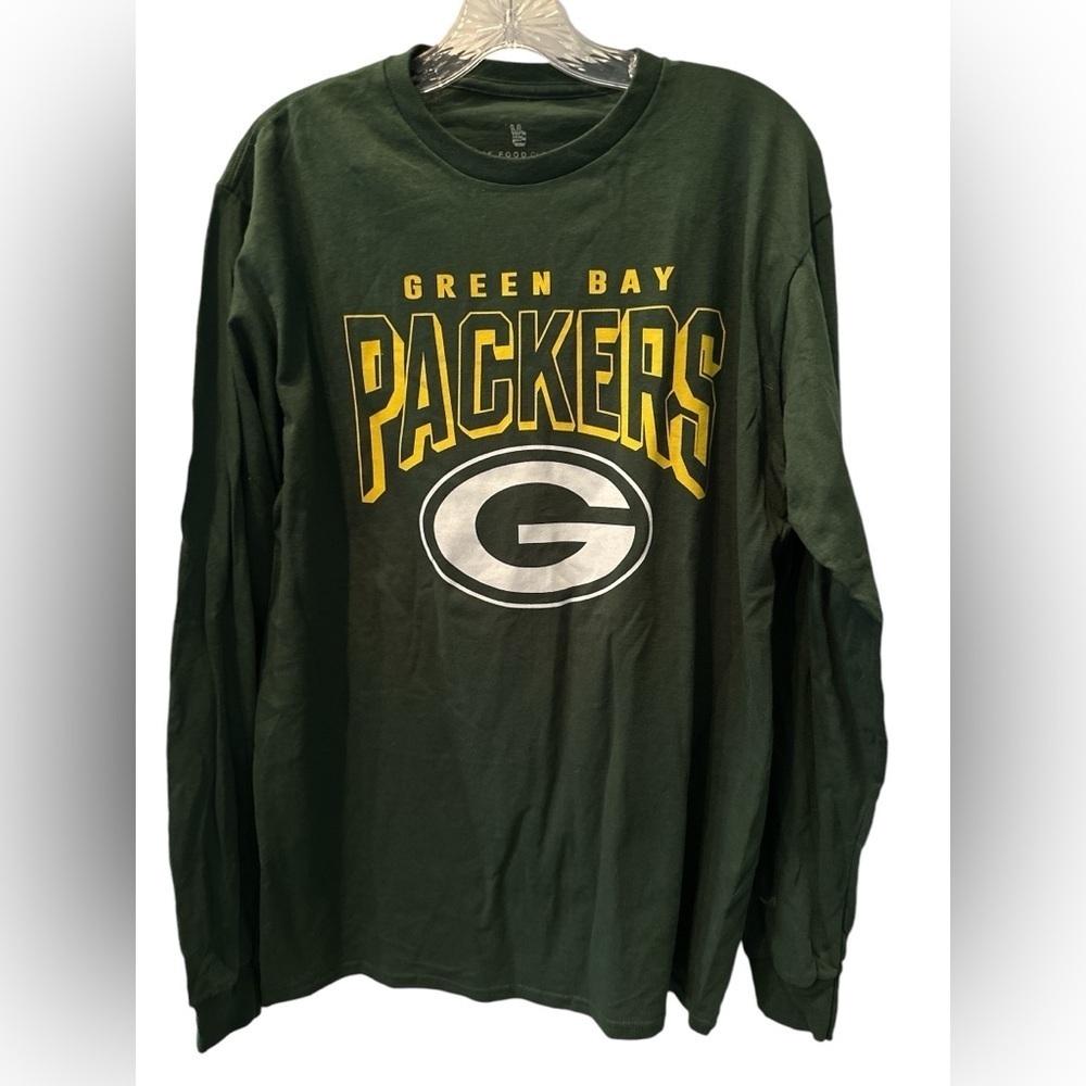 Green Bay Packers Junk Food Clothing NFL Men's Long Sleeve T-Shirt Sz Medium